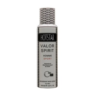 اسپری بدن  دئودورانت هات استار Valor Spirit مردانه