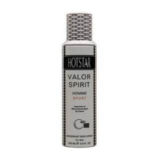 اسپری بدن دئودورانت هات استار Valor Spirit مردانه