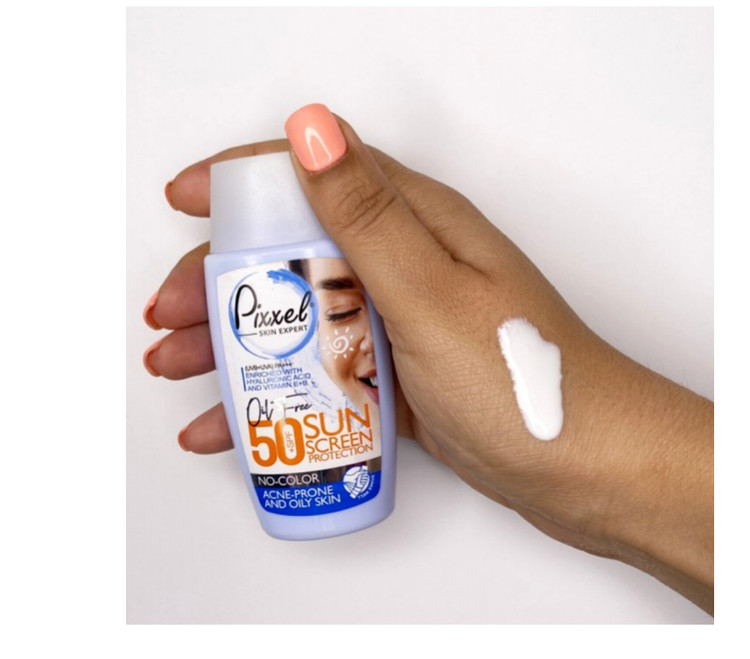 کرم ضد آفتاب پیکسل SPF50 پوست چرب