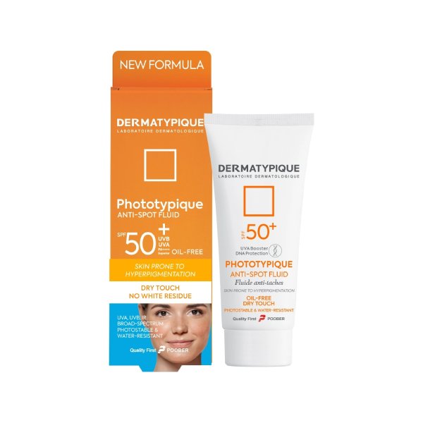 ضدآفتاب روشن کننده و ضدلک درماتیپیک spf50+